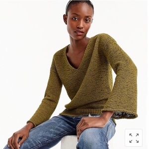 J. Crew flared sleeve sweater